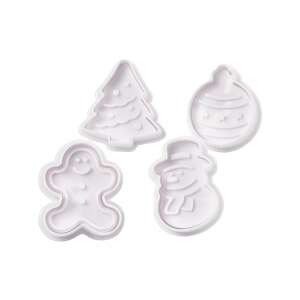 Sütkikiszúró forma - 4 db - Karácsonyi 64142315 - Sütemény kiszúró