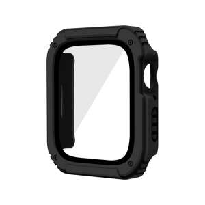 Apple Watch Series 3 (38mm) Védőtok + Kijelzővédő - Fekete