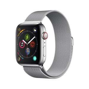 Ezüst Milánói hurok szíj Apple Watch Series 3, Series 2 és Series 1 38mm-hez - Okosóra szíj