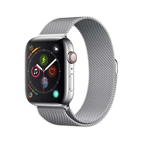 Ezüst Milánói hurok szíj Apple Watch Series 3, Series 2 és Series 1 38mm-hez