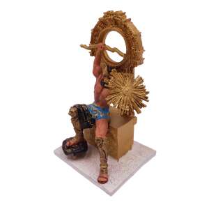 IdeallStore® vezető figura, Mighty Zeus, gyűjtői kiadás, kézzel készített, 9 cm 64144522 Mesehős figurák