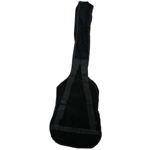 Schwarze Nylon-Gitarrentasche mit verstellbaren Schultergurten - Musikinstrumente