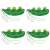 Set cinci jucarii antistres DEPOX®, pastaie de mazare, tip breloc, 6.5 cm, verde 127307039