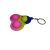 Multi-colored Pop It Keychain - Silicone Fidget Toy - Triangle Design