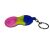 Colorful Pop It Keychain - Silicone Fidget Toy for Anxiety Relief