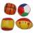 4 pcs IdeallStore® Juggling Ball Set, polyurethane foam, 140 g, multicolored 64144840
