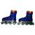 IdeallStore® Finger Maniac fingerboard set, pair of blue rollerblades
