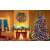 IdeallStore® Jolly Spirit multi-color Christmas lights, 100 LED, 9 meter, Christmas tree and fireplace decorated with lights