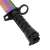 IdeallStore® Rainbow Spirit taktisches Jagdmesser, Nahaufnahme des Griffs