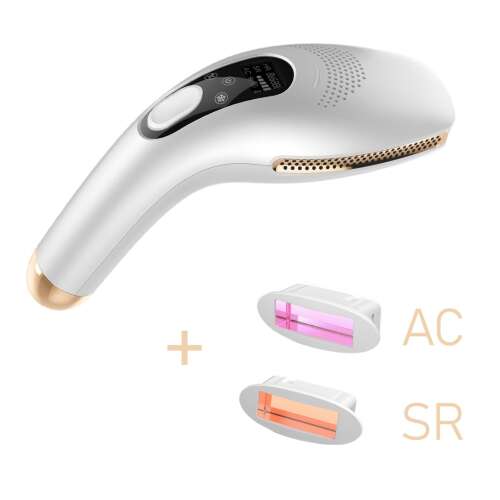 DEESS 3v1 IPL zariadenie na odstraňovanie chĺpkov s nadstavcami na ošetrenie akné a omladenie pleti