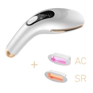 DEESS 3in1 IPL Haarentfernungsgerät mit Aknebehandlungs- und Hautverjüngungsaufsätzen - Haarentfernung & Rasur