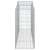 vidaXL horganyzott acél gabion kosár, ívelt, 40 db, 200x50x100/120 cm, kerítés, dekoratív, hangszigetelő, oldalnézet