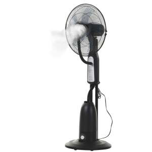 Многофункционален вентилатор Homcom, черен