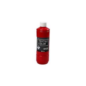 Rote Textilfarbe Basic 500ml Stofffarbe - Schulanfang, Schulmaterialien