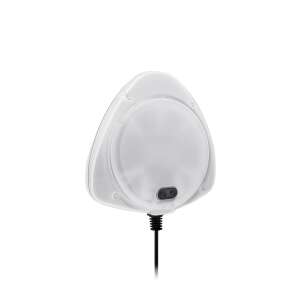 Intex 28698 magnetic LED pool light, white and gray, side view - Intex Pool Lighting