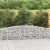 vidaXL Gabion Kosár - Íves - 10 db - 400x30x60/80 cm 100605959
