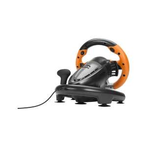 Kierownica wyścigowa Speedlink Drift O.Z. do PC z pomarańczowymi akcentami - Rząd graczy
