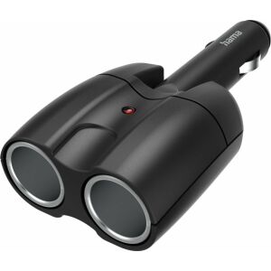 Hama 223403 12V/10A 2-utas szivargyújtó elosztó, autós adapter - Autóelektronika