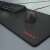 Cherry MP 2000 black mousepad with mouse, gaming mousepad, smooth surface, non-slip rubber base