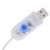 USB csatlakozó LED karácsonyi rénszarvas fényekhez, hálózati adapter részlet.