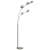 Lampă de podea argintie cu 5 lumini reglabile