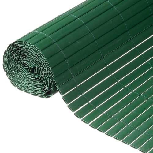 Nature green double-sided PVC garden screen 1 x 3 m
