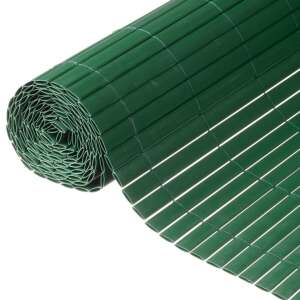 Nature zelená obojstranná PVC záhradná clona 1,5 x 3 m zrolovaná - Prvok plota