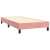 vidaXL rózsaszín bársony ágykeret rácsos alappal