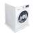 vidaXL fehér mosógép összeépítő keret kihúzható rakodópolccal