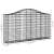 vidaXL 11 db íves horganyzott vas gabion kosár 200x30x100/120 cm 65209285