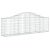 vidaXL 20 db íves horganyzott vas gabion kosár 200x30x60/80 cm 64288364