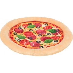 Jucărie de pluș pentru câini Trixie Pizza - 26 cm, jucărie pizza scârțâitoare - Jucării pentru câini