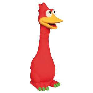 Jucărie Trixie pentru câini, pasăre din latex roșie, 20 cm - Jucării pentru câini