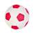Trixie minge de fotbal roșu-alb pentru câini, 6 cm