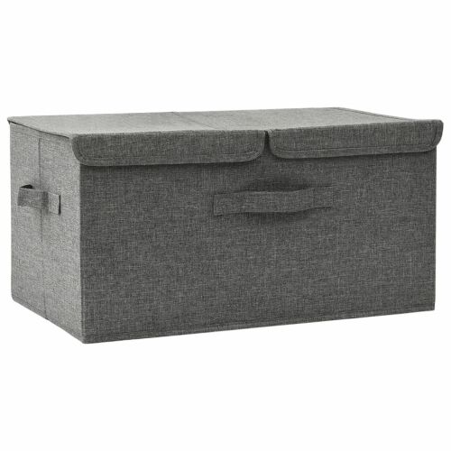 Praktikus Szövet Tárolódoboz - 2 Rekeszes - 50x30x25 cm 172252806 - Tárolódoboz és kosár
