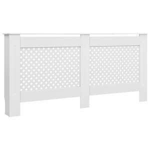 Husa pentru radiator albă cu design de plasă, 172 x 19 x 81,5 cm - Inserții de șemineu
