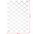 White PVC trellis for climbing plants, 100 x 200 cm, dimensions
