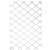White PVC trellis for climbing plants, 100 x 200 cm