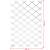 White PVC trellis for climbing plants, 100 x 200 cm, dimensions