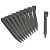 10 pack of gray plastic garden edging stakes