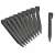 10 pack of gray plastic garden edging stakes