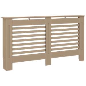 Husa pentru radiator, MDF, bej, 152 x 19 x 81 cm - Inserții de șemineu