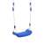 Blue swing seat with rope