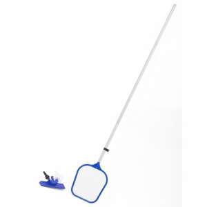 Bestway Flowclear talaj feletti medencetisztító készlet levélszűrő - Kézi tisztító eszköz