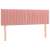 vidaXL rózsaszín bársony fejtámla ágykerethez, 140x190 cm