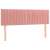vidaXL rózsaszín bársony fejtámla ágykerethez, 140x190 cm