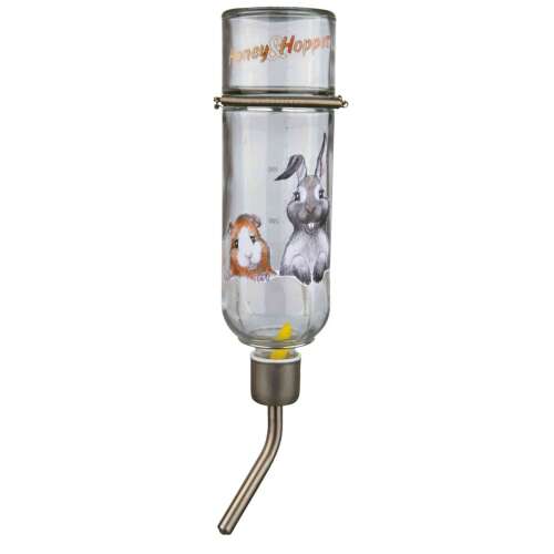 Sticlă de apă Trixie din sticlă pentru iepuri și cobai, 500ml