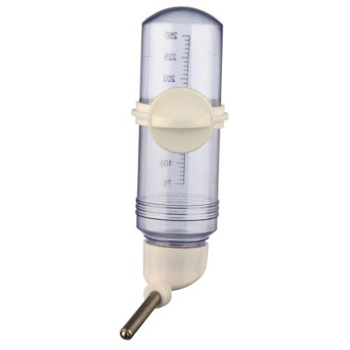 Trixie Drinky 250ml itató rágcsálóknak, átlátszó műanyag, fém ivócsőr, ketrecbe szerelhető