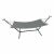 Metal hammock frame with storage bag 150kg #black 64383572