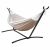 Metal hammock frame with storage bag 150kg #black 64383572